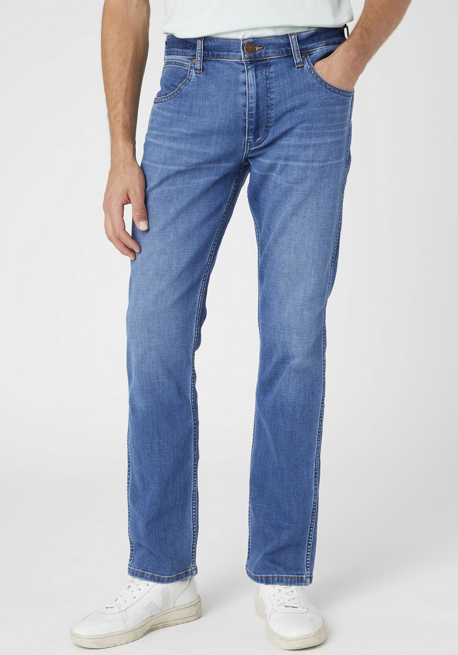 Wrangler Stretch-Jeans »Greensboro«, Regular Straight fit Wrangler Stretch-Jeans »Greensboro«, Regular Straight fit von Wrangler