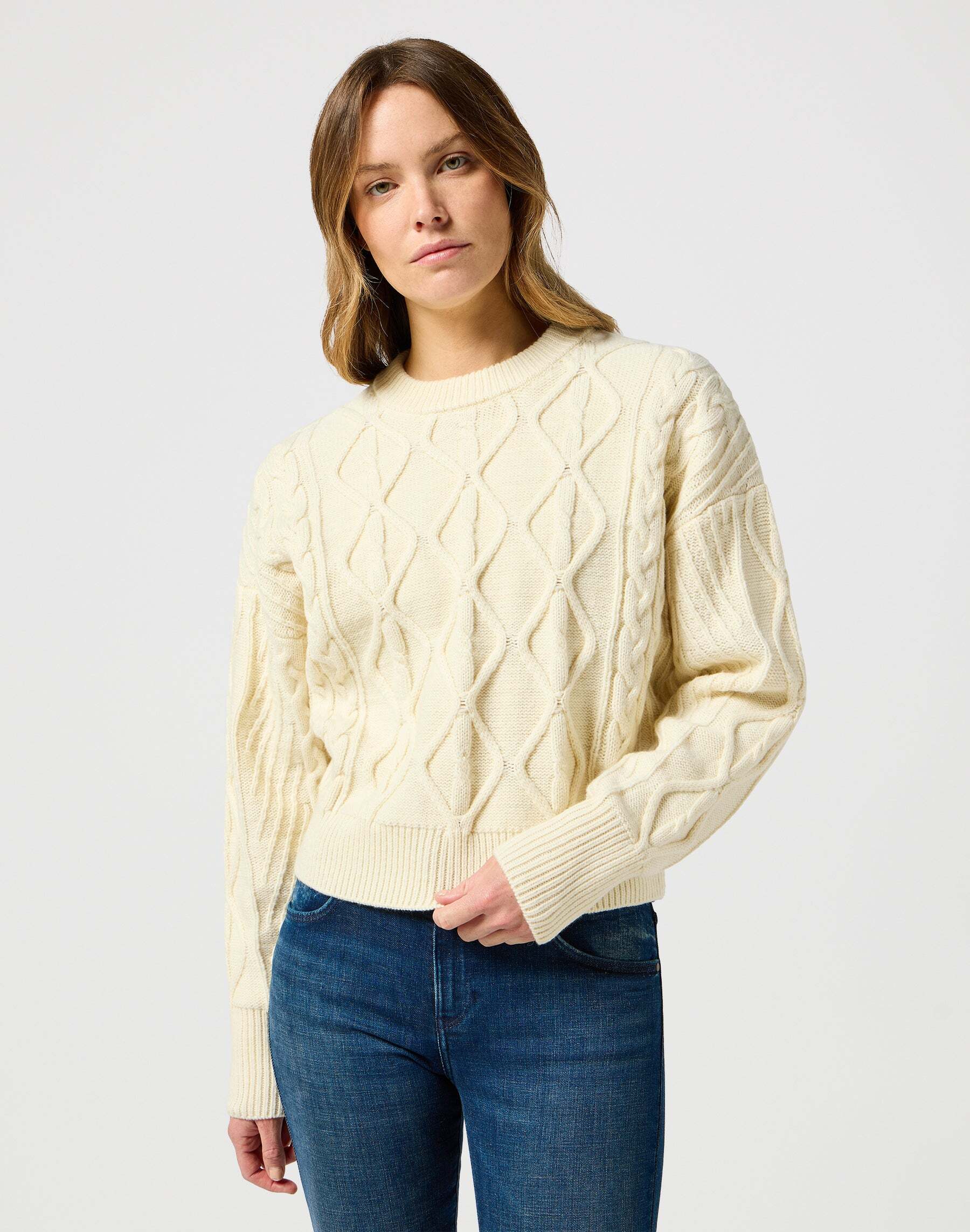 Wrangler Strickpullover »Wrangler Pullover Cable Knit Sweater« Wrangler Strickpullover »Wrangler Pullover Cable Knit Sweater« von Wrangler