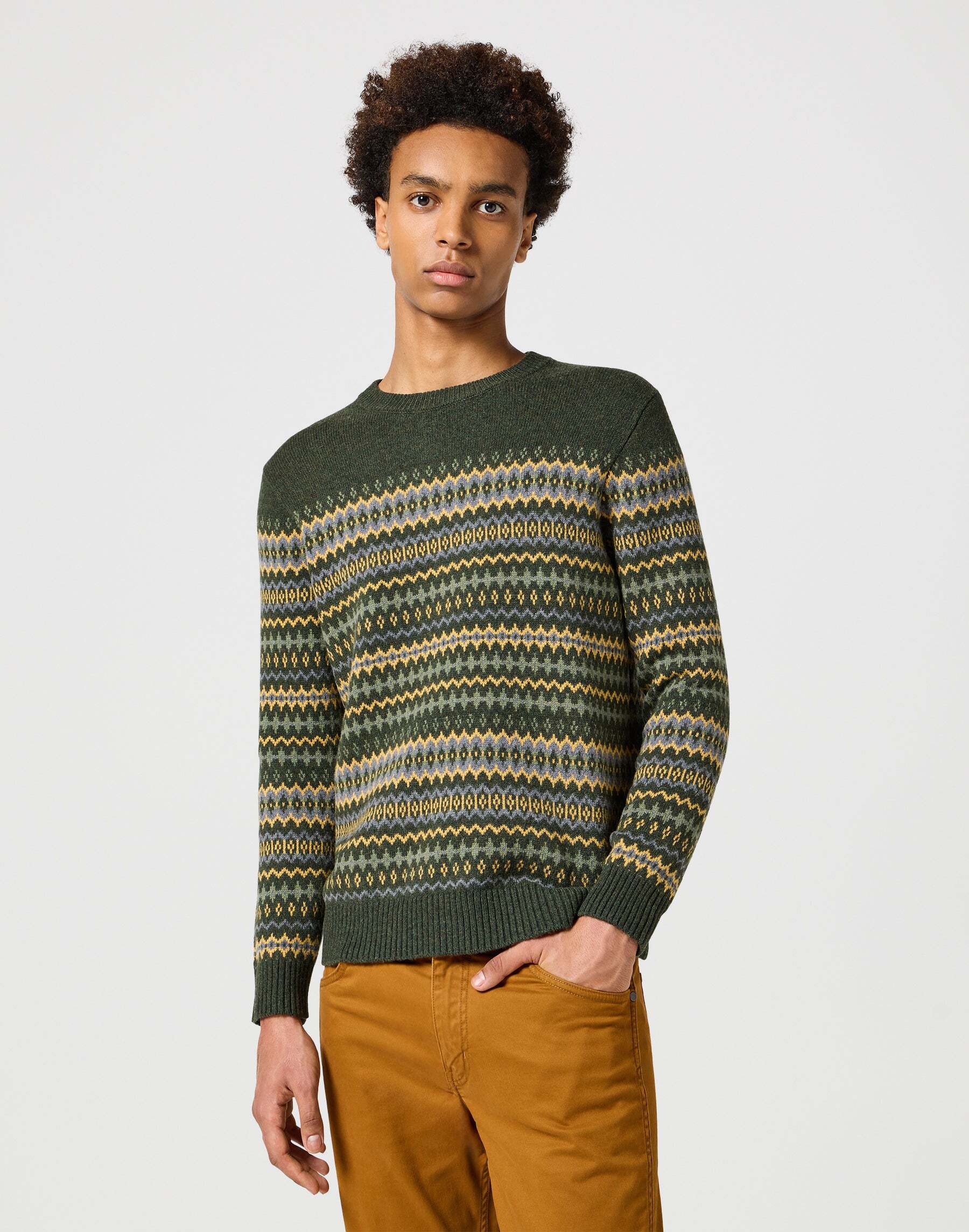 Wrangler Strickpullover »Wrangler Pullover Fairisle Sweater« von Wrangler