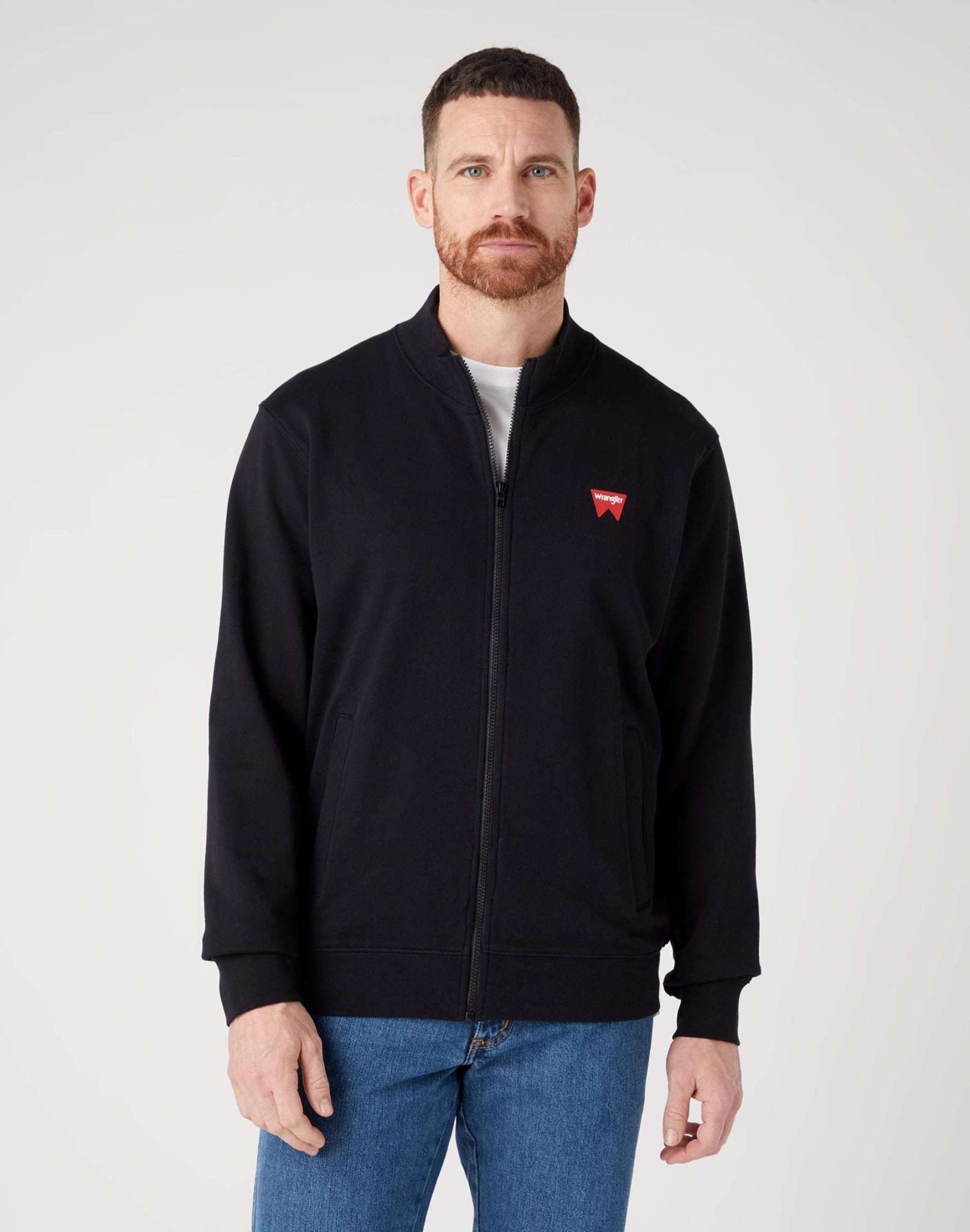 Wrangler Sweatjacke »Wrangler Sweatshirts Funnel Neck Zip« von Wrangler