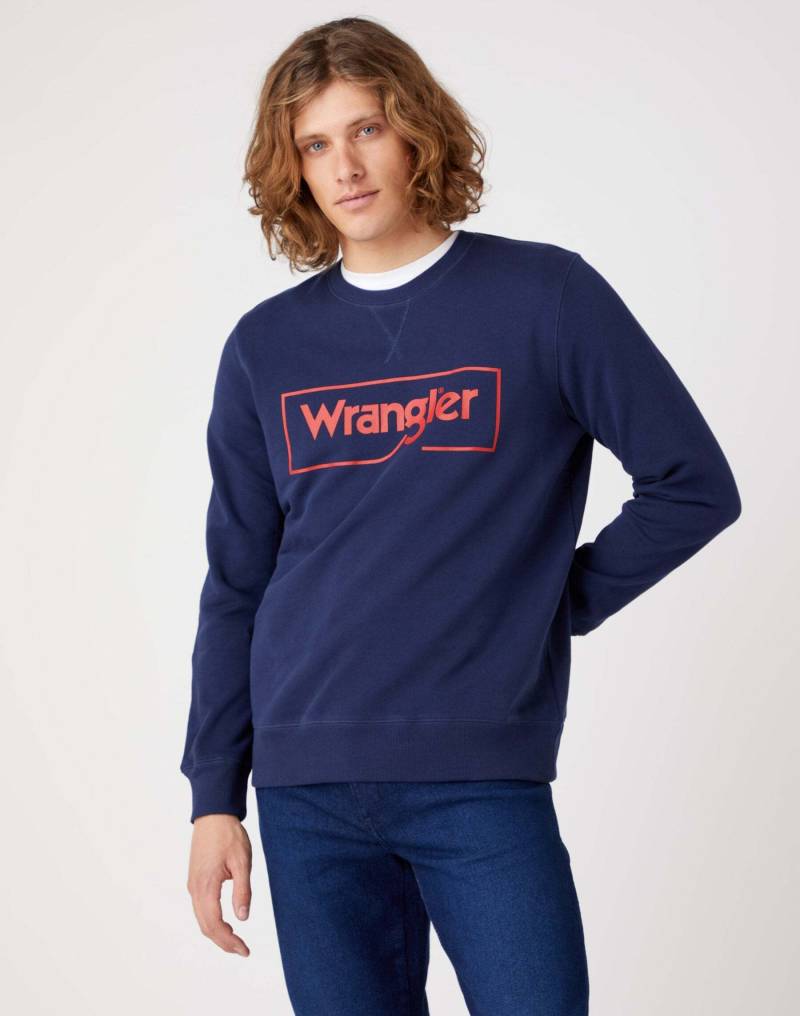 Wrangler Sweatshirt »Wrangler Sweatshirt Frame Logo Crew« von Wrangler