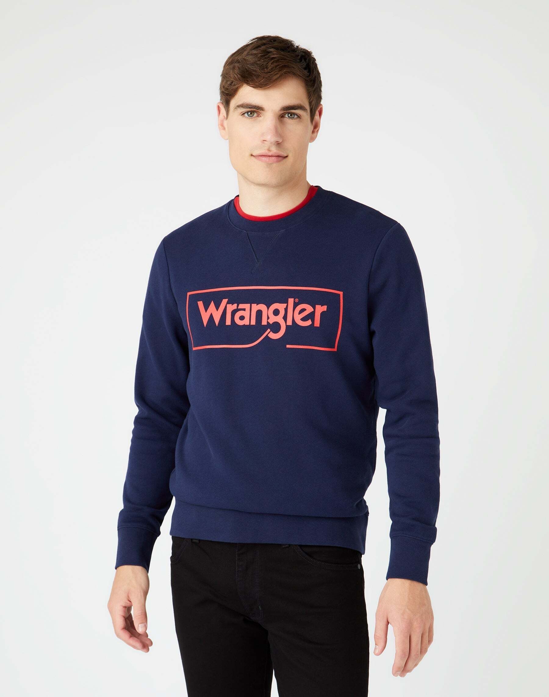 Wrangler Sweatshirt »Wrangler Sweatshirt Frame Logo Crew« von Wrangler