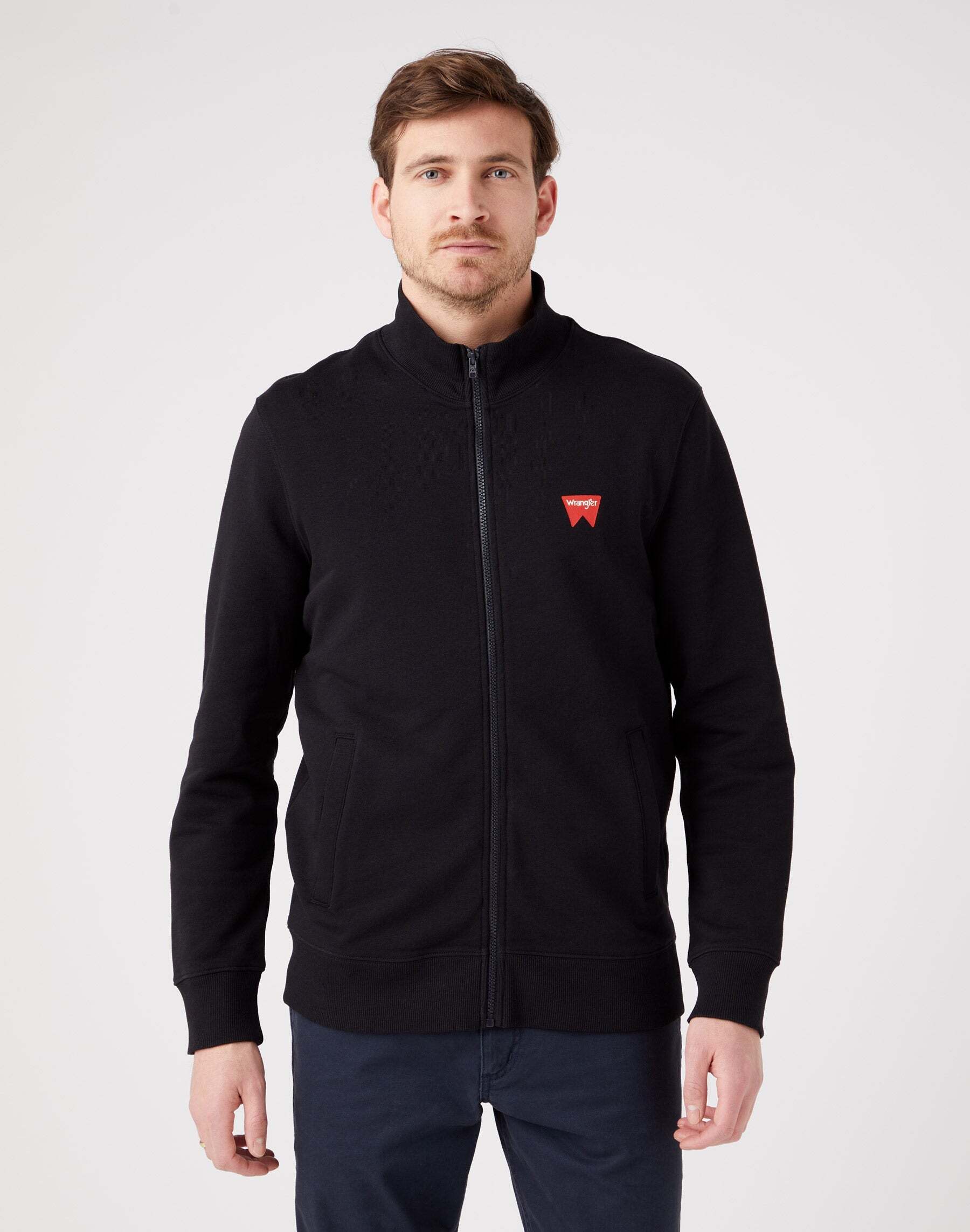 Wrangler Sweatjacke »Wrangler Sweatshirt Funnel Neck Zip« von Wrangler