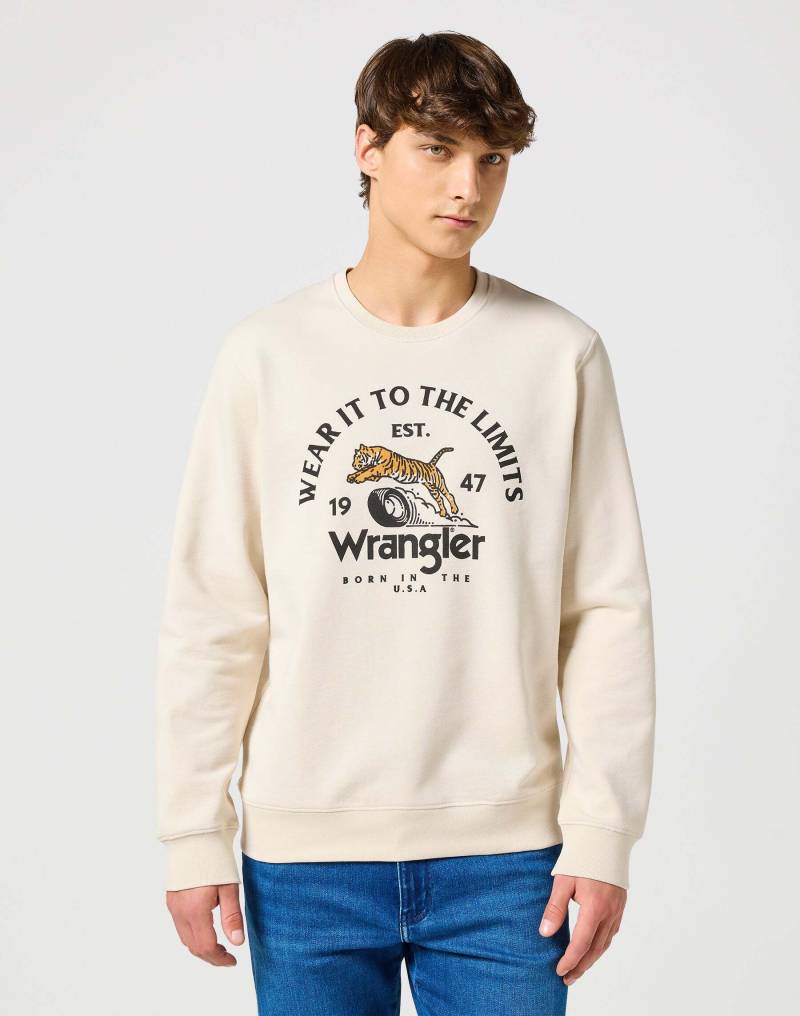 Wrangler Sweatshirt »Wrangler Sweatshirt Crewneck Sweatshirt« von Wrangler