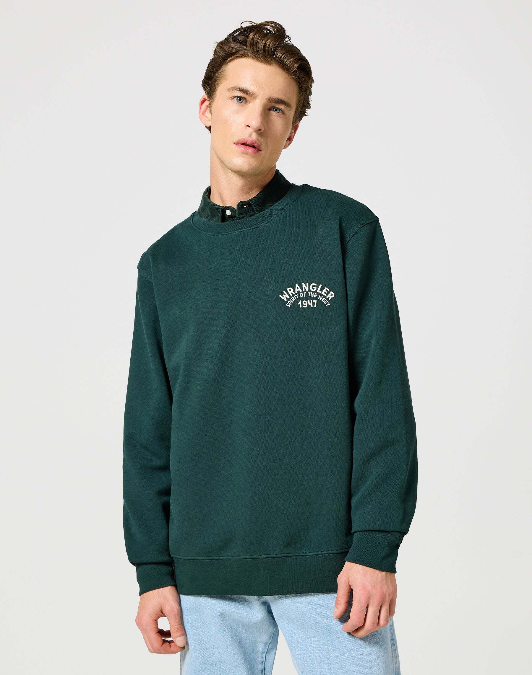 Wrangler Sweatshirt »Wrangler Sweatshirt Crewneck Sweatshirt« von Wrangler