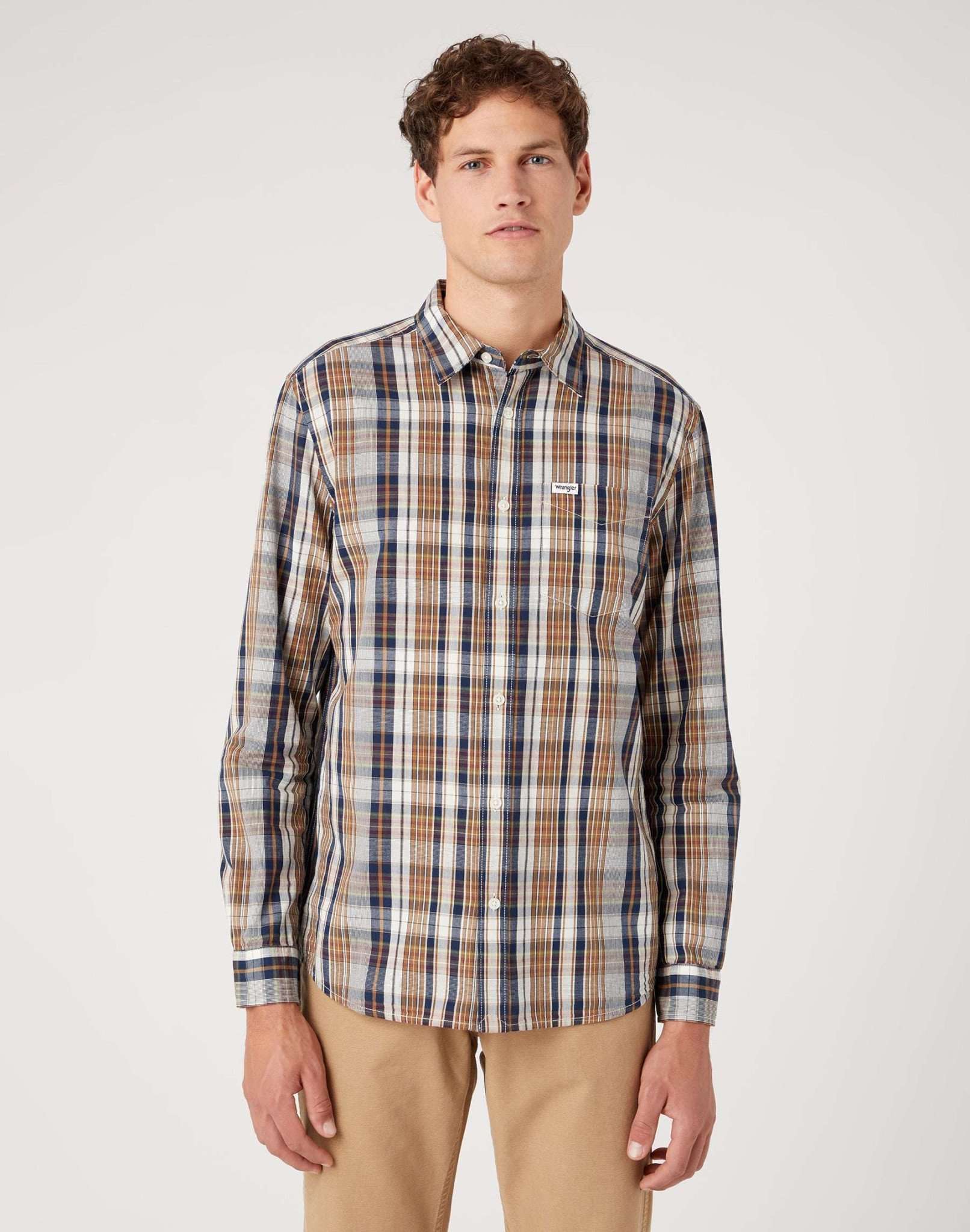 Wrangler Langarmhemd »Wrangler Hemden One Pocket Shirt« von Wrangler