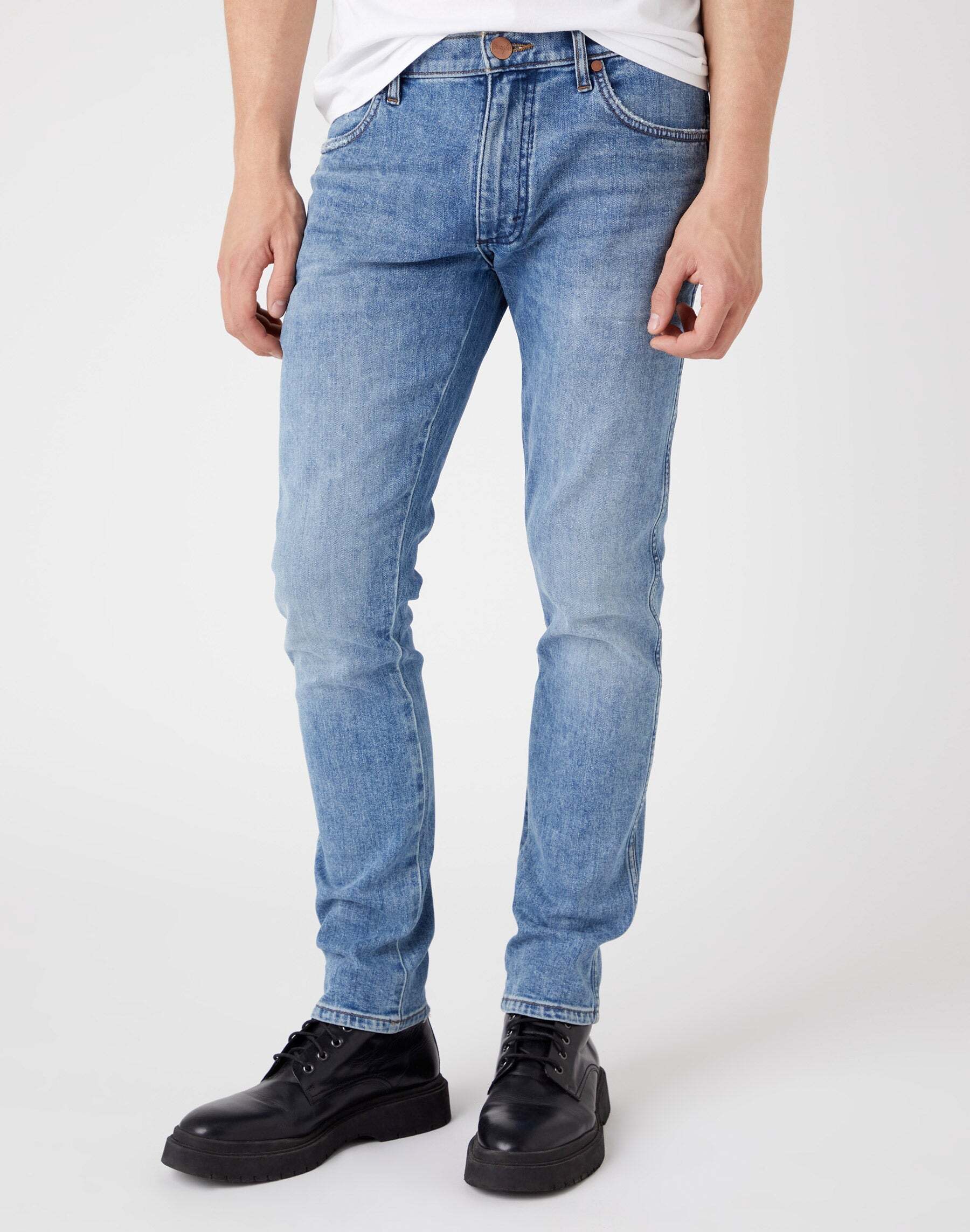 Wrangler Tapered-fit-Jeans »Wrangler Jeans Slim Fit Larston« von Wrangler