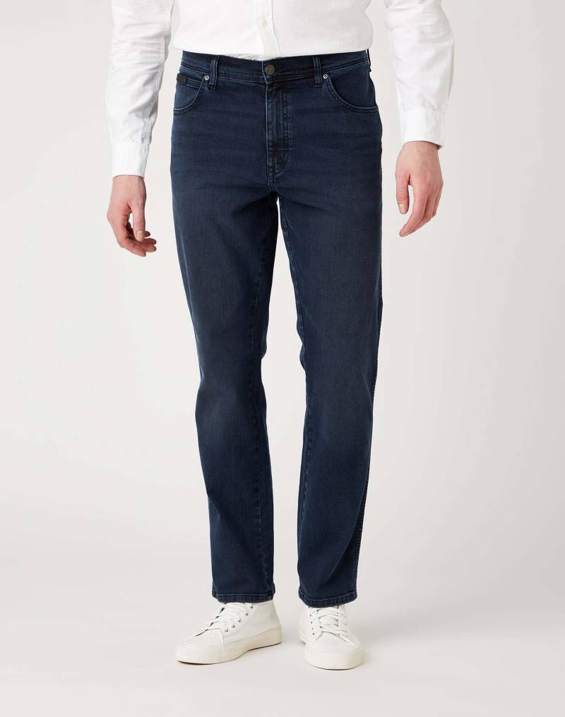 Wrangler - Jeans Straight Leg Texas Slim, für Herren, Marine, Größe W36/L30 von Wrangler