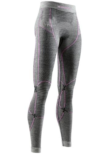 X-BIONIC Damen Merino Pants - grau/violett (Grösse: L) von X-BIONIC