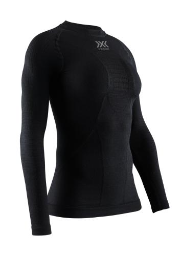 X-BIONIC Damen Merino Shirt LG SL - schwarz (Grösse: S) von X-BIONIC