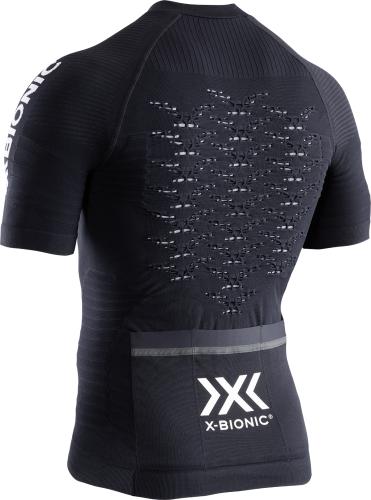 X-BIONIC Effektor 4.0 Cycling ZIP Shirt SH SL Herren - opal black / actic white (Grösse: L) von X-BIONIC