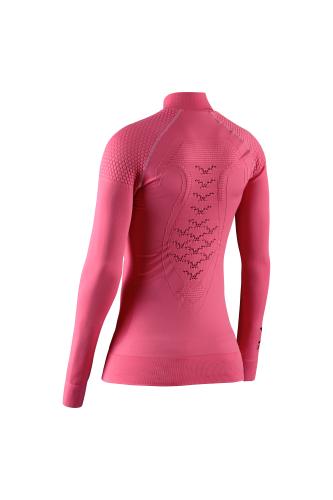 X-BIONIC Energizer 4.0 Transmission Layer Full ZIP Damen - neon flamingo / anthracite (Grösse: L) von X-BIONIC