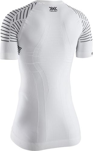 X-BIONIC Invent 4.0 LT Shirt SH SL Damen - arctic white / dolomite grey (Grösse: L) von X-BIONIC