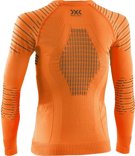 X-BIONIC Invent 4.0 Shirt LG SL Kinder - sunset orange / anthracite (Grösse: 10/11) von X-BIONIC