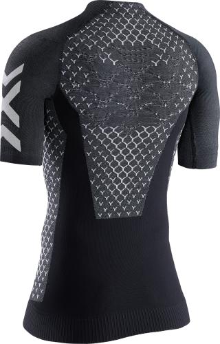 X-BIONIC Twyce 4.0 Running Shirt SH SL Damen - opal black / arctic white (Grösse: L) von X-BIONIC