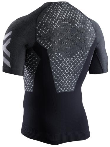 X-BIONIC Twyce 4.0 Running Shirt SH SL Herren - opal black / arctic white (Grösse: L) von X-BIONIC