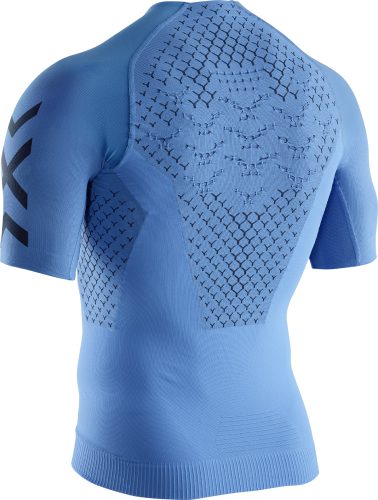 X-BIONIC Twyce 4.0 Running Shirt SH SL Herren - twyce blue / opal black (Grösse: L) von X-BIONIC