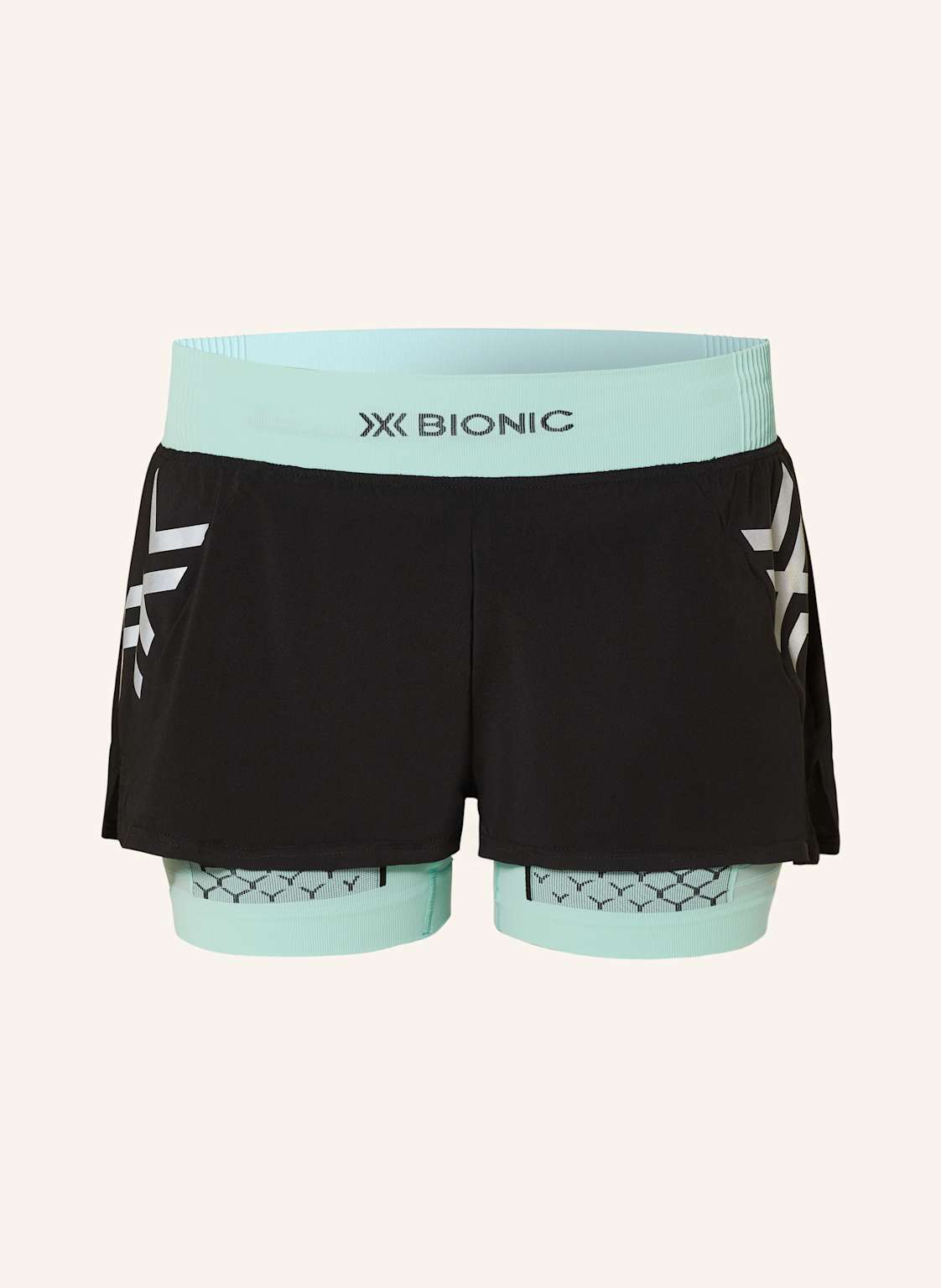 X-Bionic 2-In-1-Laufshorts Twyce® Race blau von X-BIONIC