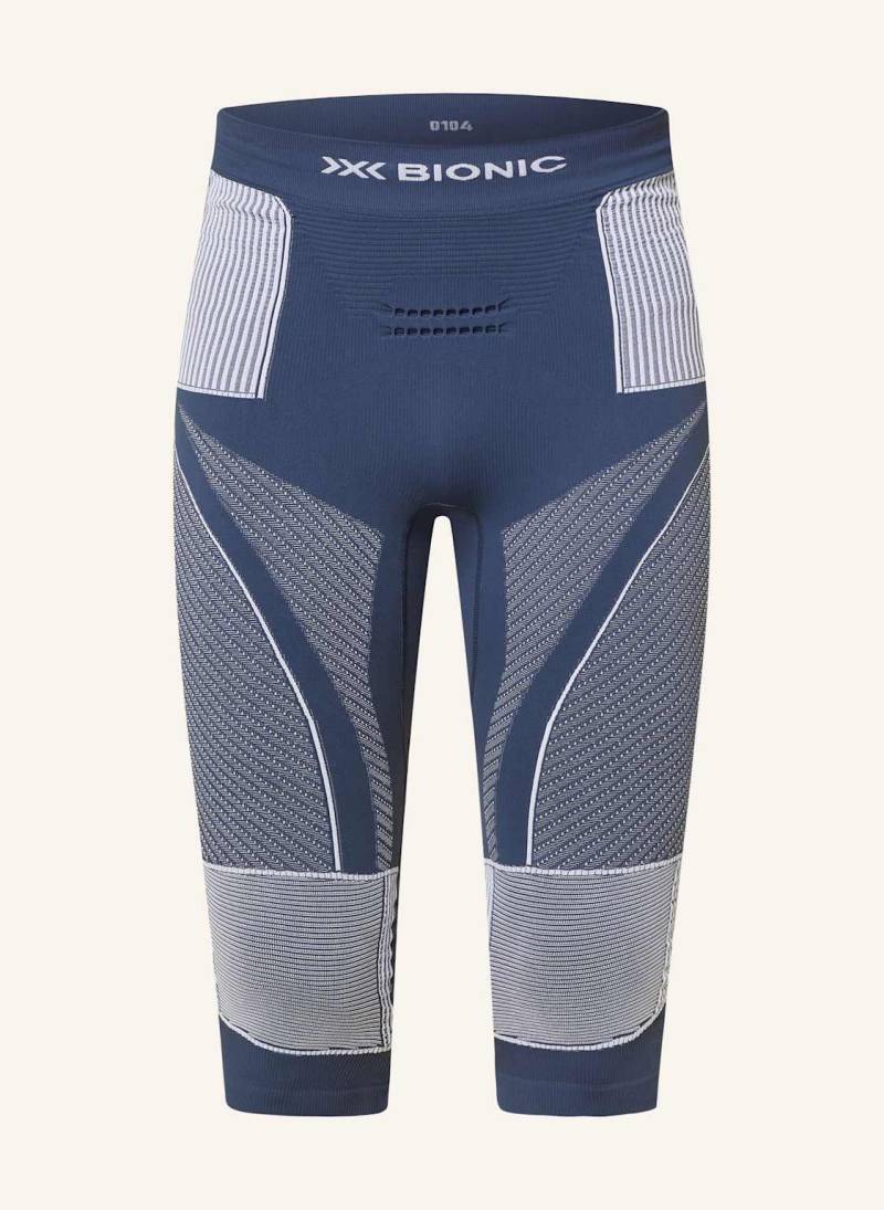 X-Bionic Funktionswäsche-Hose Energy Accumulator 4.0 Mit Verkürzter Beinlänge blau von X-BIONIC