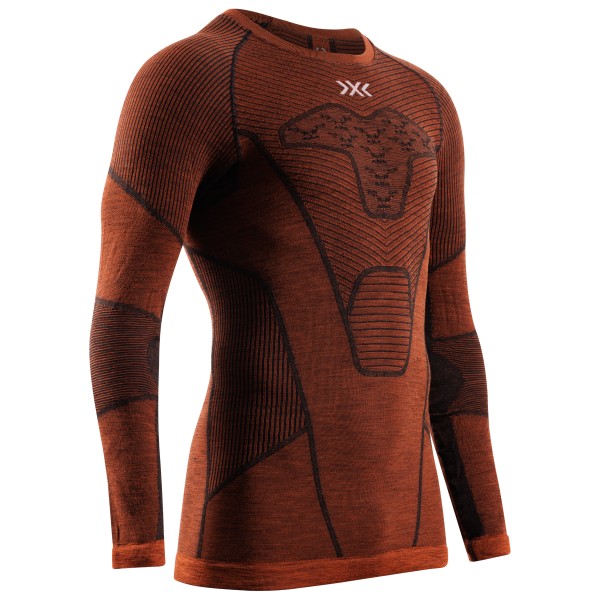 X-Bionic - Symbio Merino Shirt L/S - Merinounterwäsche Gr L;M;S;XL;XXL braun;grau/schwarz;schwarz von X-Bionic