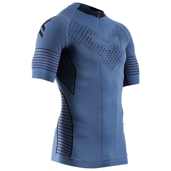 X-Bionic - Twyce Race Shirt S/S - Laufshirt Gr L blau von X-Bionic