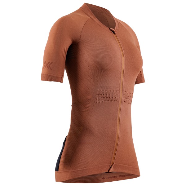 X-Bionic - Women's Xceed Ride Jersey S/S - Velotrikot Gr L;M;S braun;schwarz von X-Bionic