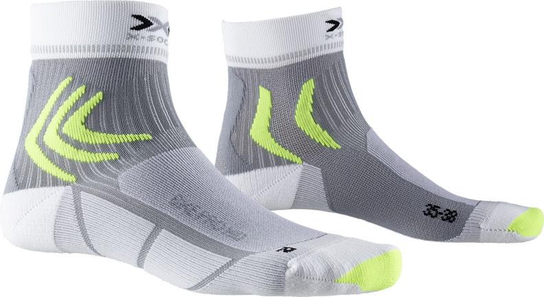 X-SOCKS Bike Pro mid Unisex - actic white / dolomite grey (Grösse: 39-41) von X-SOCKS