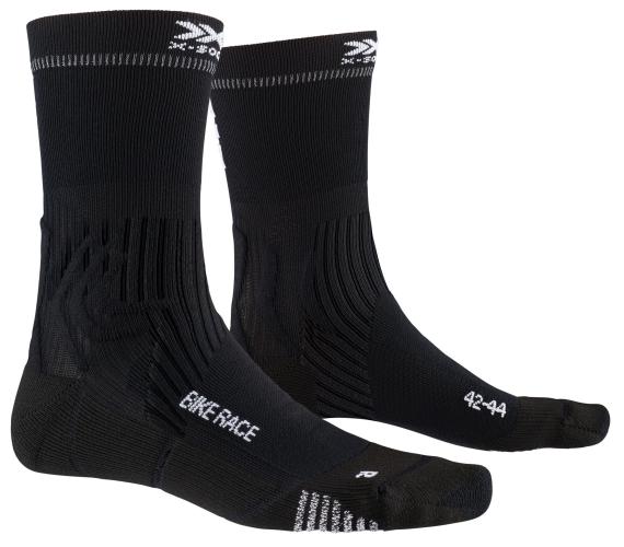 X-SOCKS Bike Race 4.0 Unisex - opal black / eat dust (Grösse: 45-47) von X-SOCKS