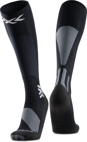 X-SOCKS Herren Ski Socken Discover Merino OTC - schwarz/grau (Grösse: 35-38) von X-SOCKS