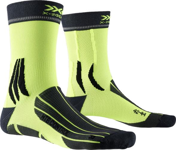 X-SOCKS MTB Control Unisex - charcoal / phyton yellow (Grösse: 35-38) von X-SOCKS