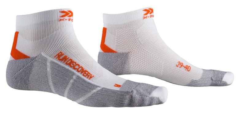 X-SOCKS Run Discovery 4.0 Herren - actic white / dolomite grey (Grösse: 35-38) von X-SOCKS