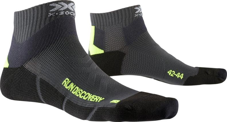 X-SOCKS Run Discovery Unisex - charcoal / phyton yellow / black (Grösse: 35-38) von X-SOCKS