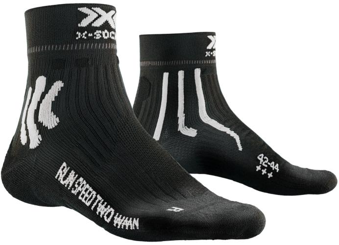 X-SOCKS Run Speed two 4.0 Damen - opal black / actic white (Grösse: 37-38) von X-SOCKS