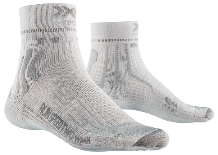 X-SOCKS Run Speed two 4.0 Damen - white / grey (Grösse: 35-36) von X-SOCKS