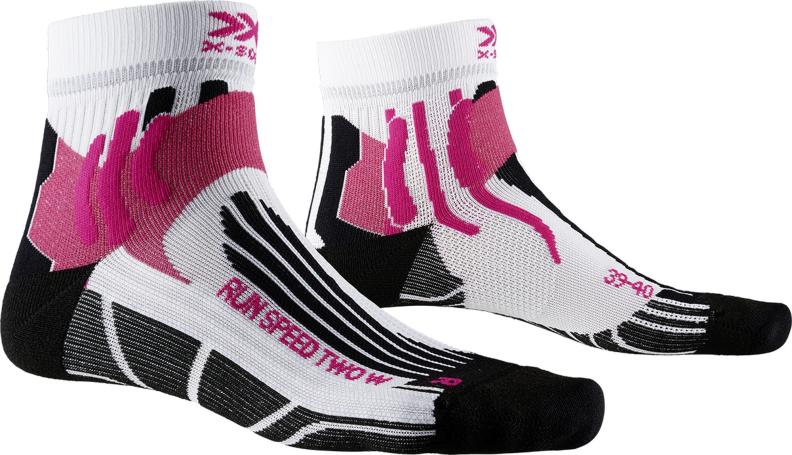 X-SOCKS Run Speed two Damen - actic white / opal black (Grösse: 35-36) von X-SOCKS