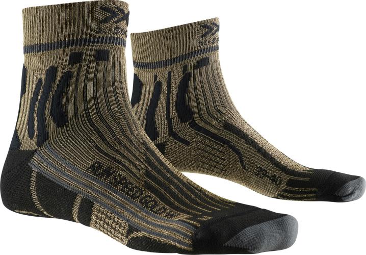 X-SOCKS Run Speed two gold Damen - gold / black (Grösse: 35-36) von X-SOCKS