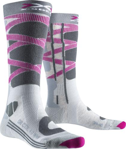 X-SOCKS Ski Control 4.0 Damen - grey melange / charcoal (Grösse: 35-36) von X-SOCKS