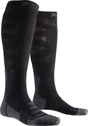 X-SOCKS Ski Silk Merino 4.0 Unisex - black / dark grey melange (Grösse: 45-47) von X-SOCKS