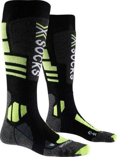 X-SOCKS Snowboard 4.0 Unisex - black / grey / phyton yellow (Grösse: 35-38) von X-SOCKS