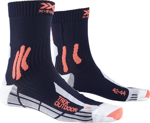 X-SOCKS Trek Outdoor Unisex - midnight blue / kurkuma orange (Grösse: 42-44) von X-SOCKS