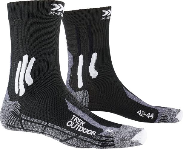 X-SOCKS Trek Outdoor Unisex - opal black / dolomite grey melange (Grösse: 35-38) von X-SOCKS