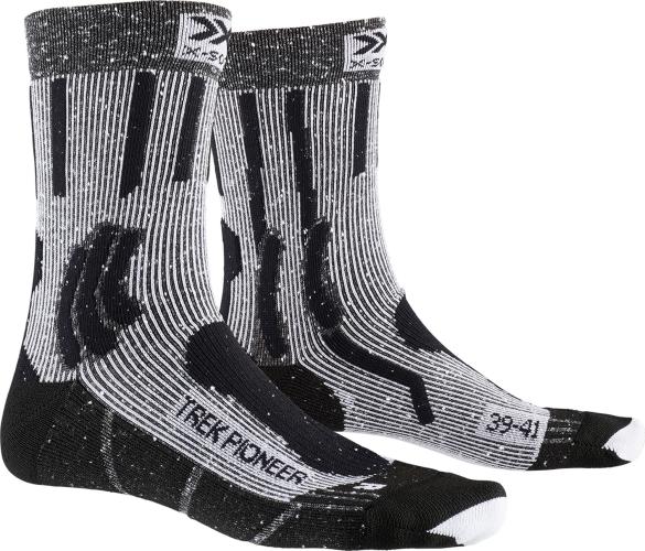 X-SOCKS Trek Pioneer Unisex - opal black / flocculus white (Grösse: 35-38) von X-SOCKS