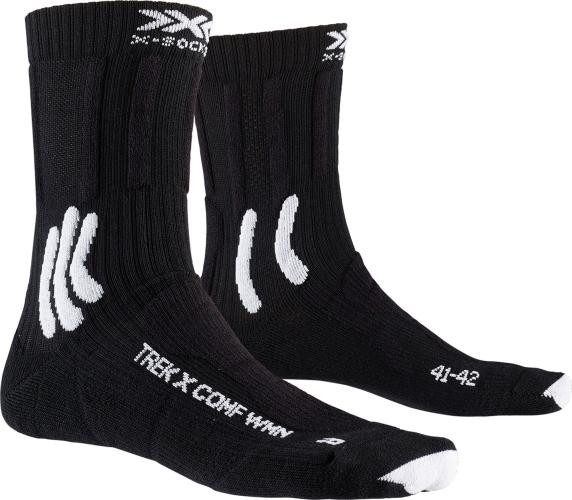 X-SOCKS Trek X Comf Damen - opal black / arctic white (Grösse: 35-36) von X-SOCKS