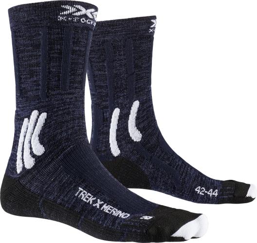 X-SOCKS Trek X Merino Unisex - midnight blue / actic white (Grösse: 35-38) von X-SOCKS