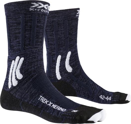 X-SOCKS Trek X Merino Unisex - midnight blue / actic white (Grösse: 42-44) von X-SOCKS