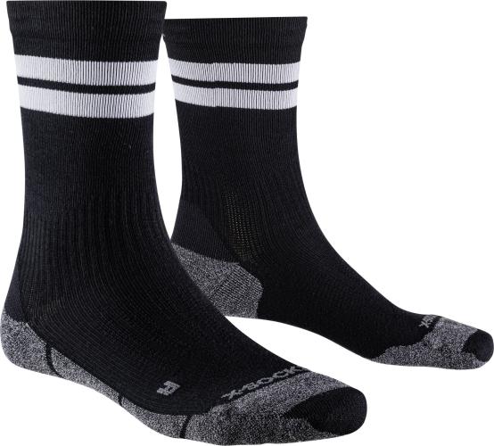 X-SOCKS Unisex Core Natural Graphics Crew - black charcoal (Grösse: 35-38) von X-SOCKS