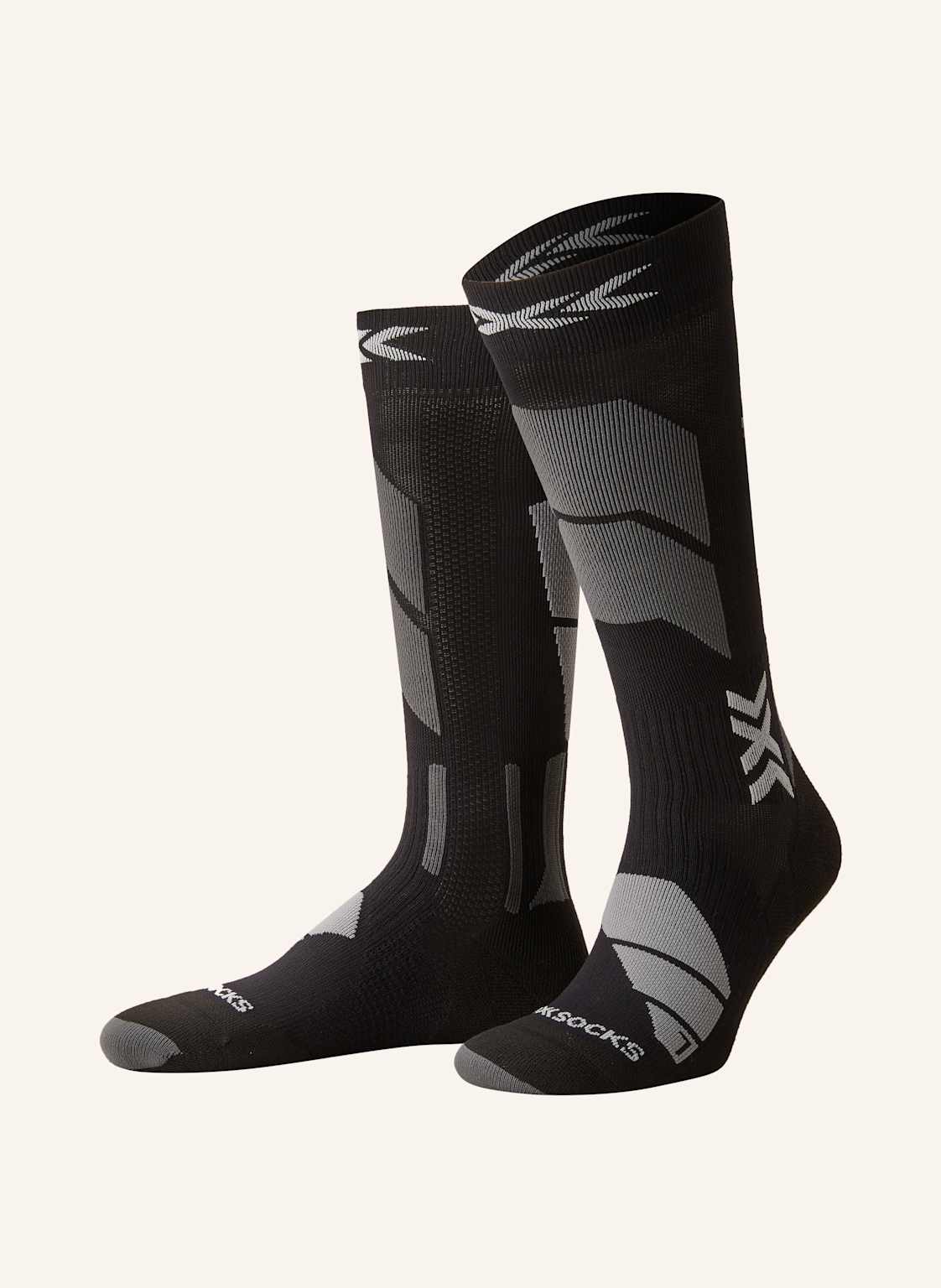 X-Socks Skisocken Ski Perform Merino Mit Merinowolle grau von X-SOCKS