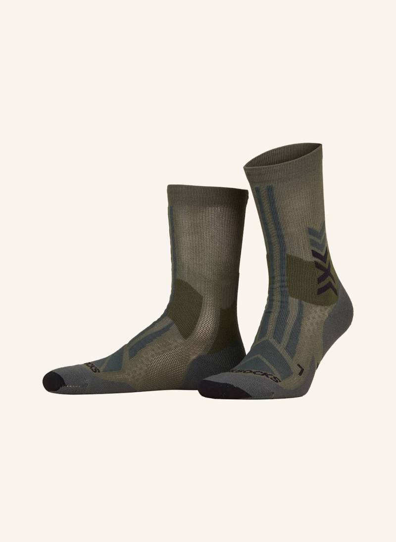 X-Socks Trekking-Socken Hike Discover Crew gruen von X-SOCKS