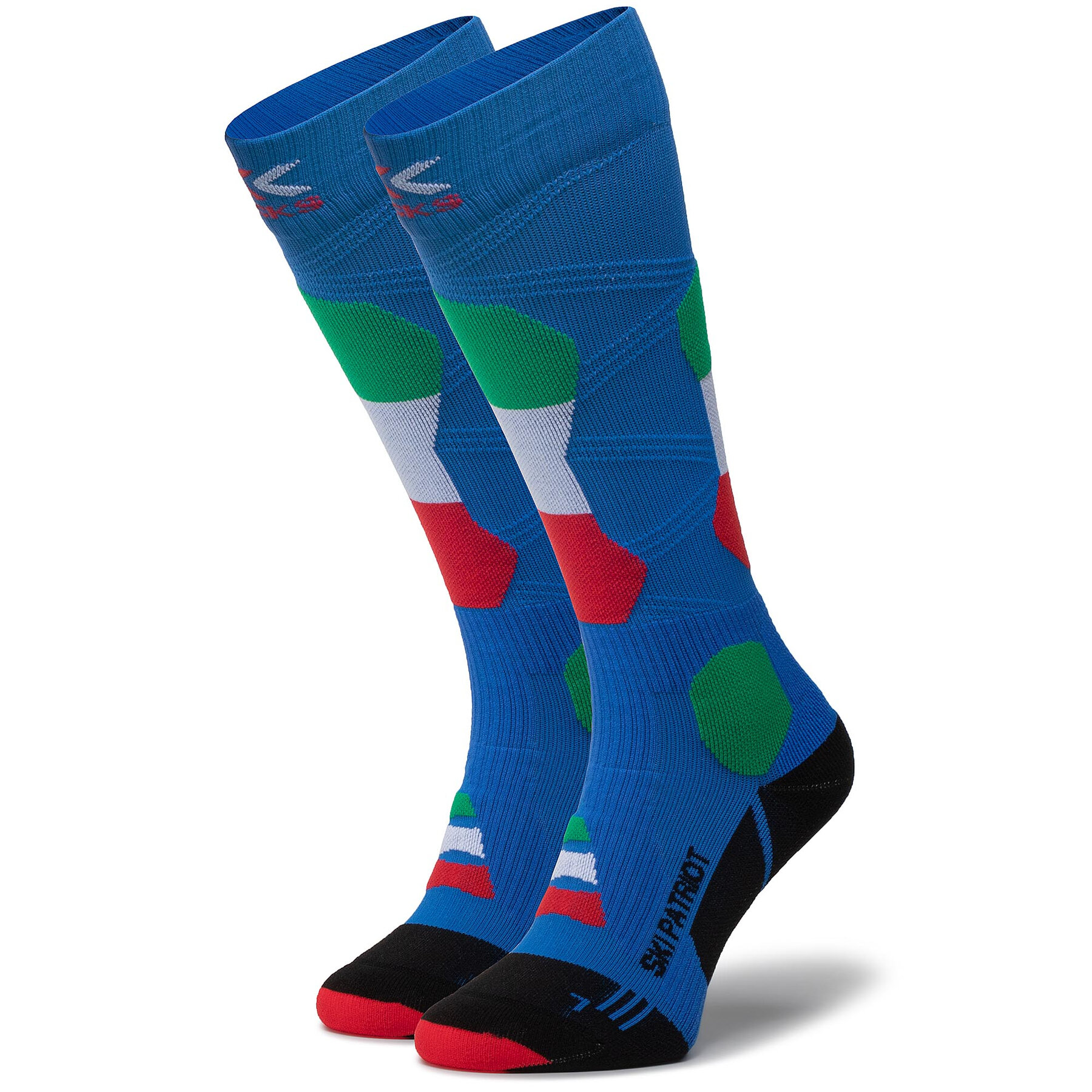 Hohe Unisex-Socken X-Socks Ski Patriot Italy 4.0 XSSS45W19U Blau von X-Socks