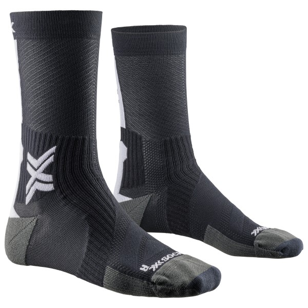 X-Socks - Bike Perform Crew - Velosocken Gr 35-38 grau/schwarz von X-Socks